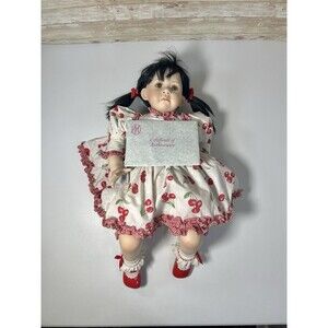 Marie Osmond Sherry Cherry “Fun Fruits” Porcelain Baby Doll w/ COA 2002